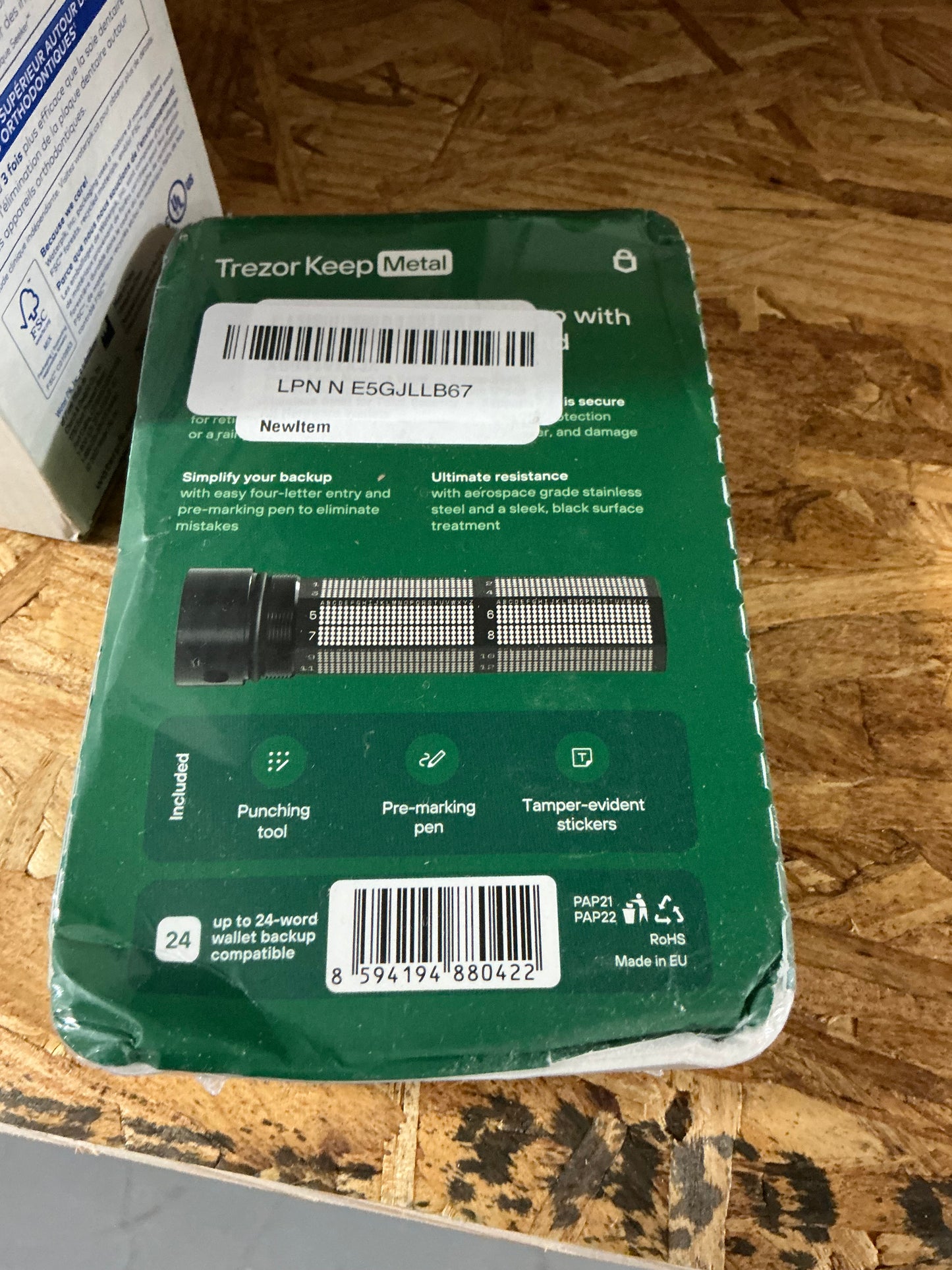 Backup storage for crypto total security