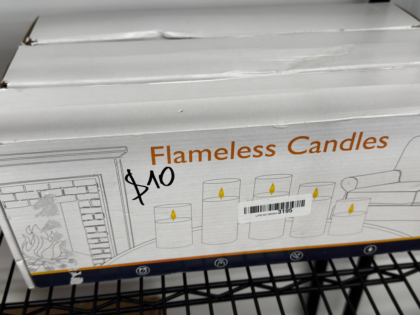 12Pack Flameless LED Pillar Candles