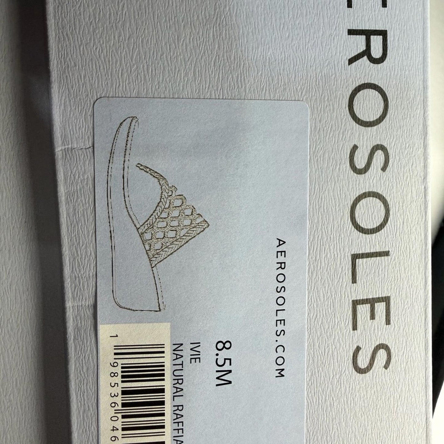 AEROSOLES Women's Beige Woven Sandals