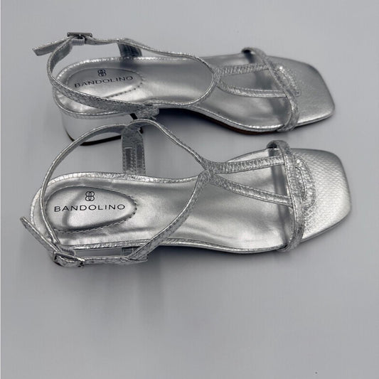Bandolino Women's Metallic Silver Sandals