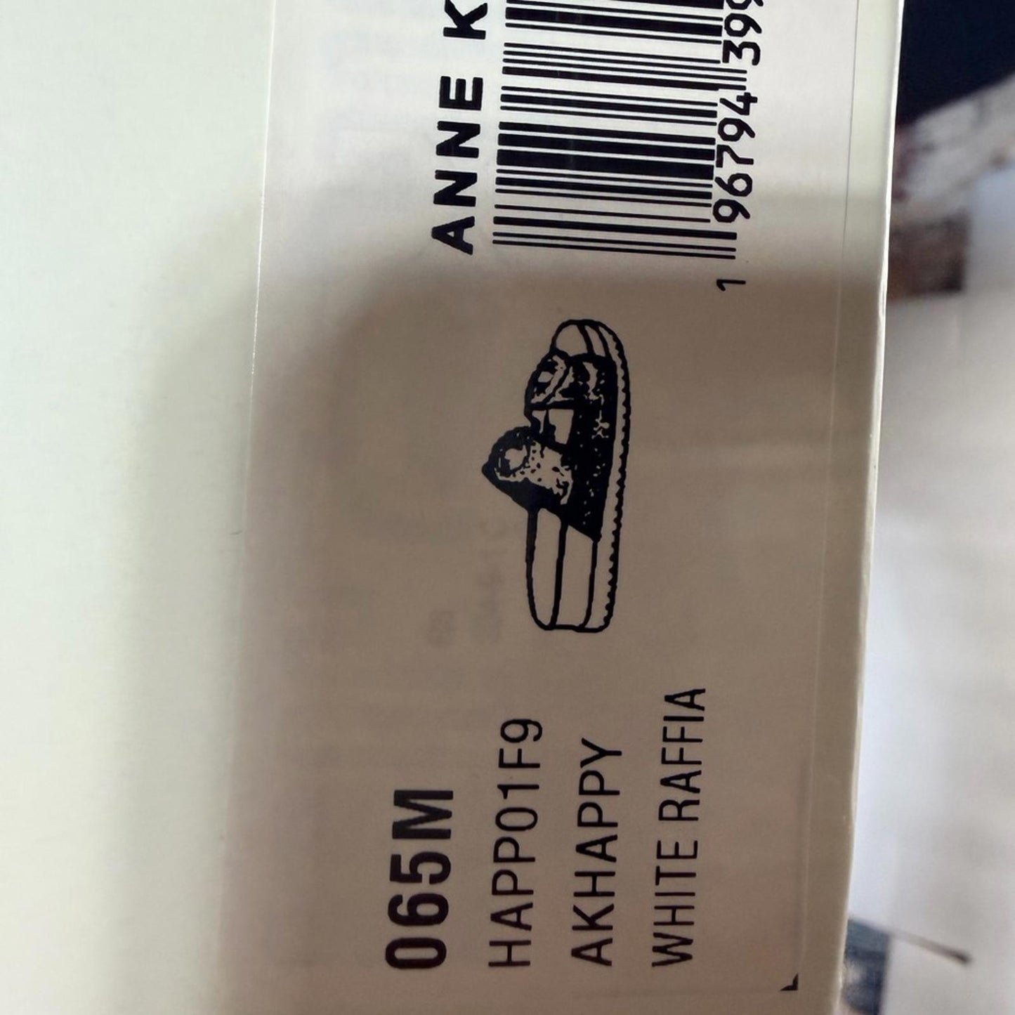 Anne Klein White Sandals with Pearl Accent