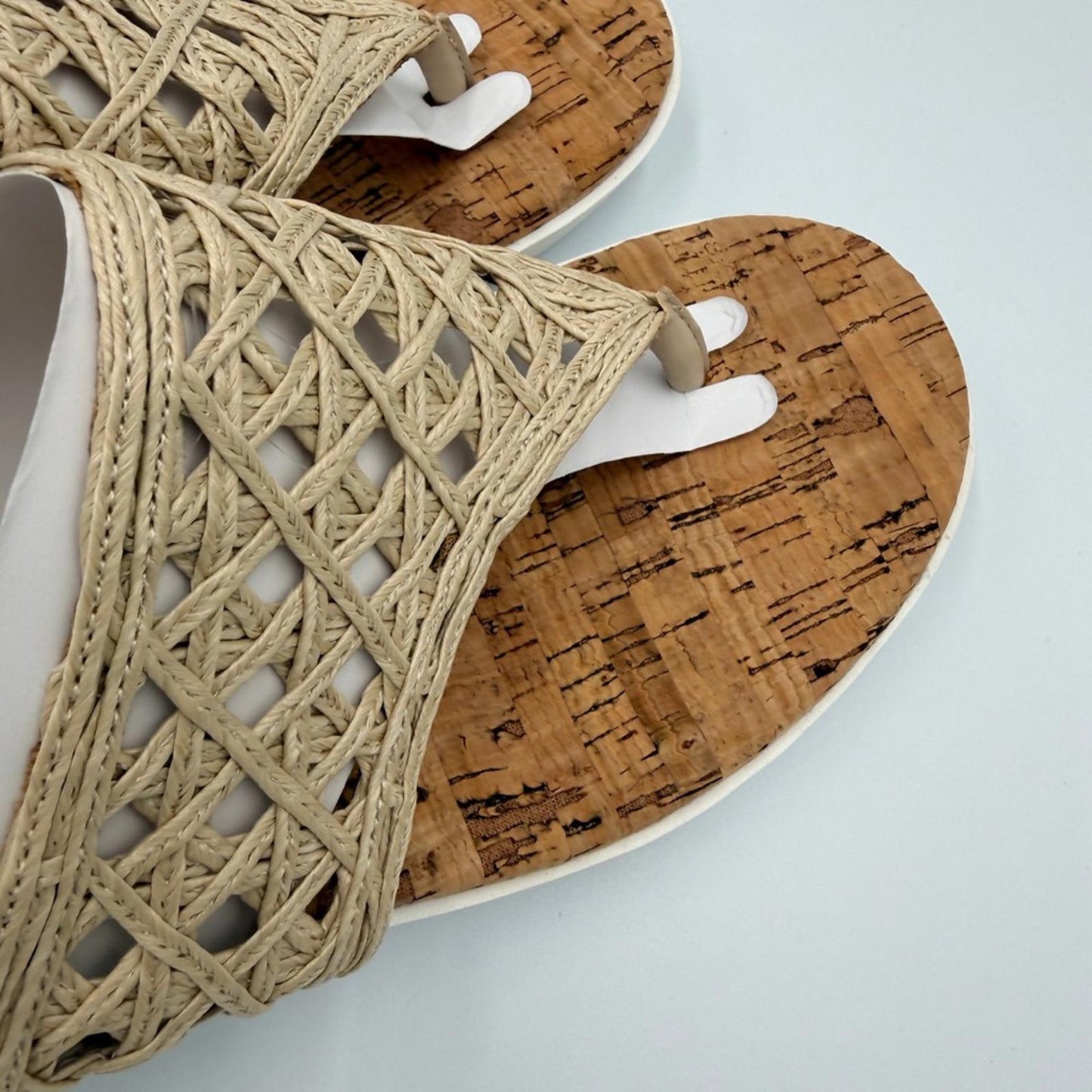 AEROSOLES Women's Beige Woven Sandals