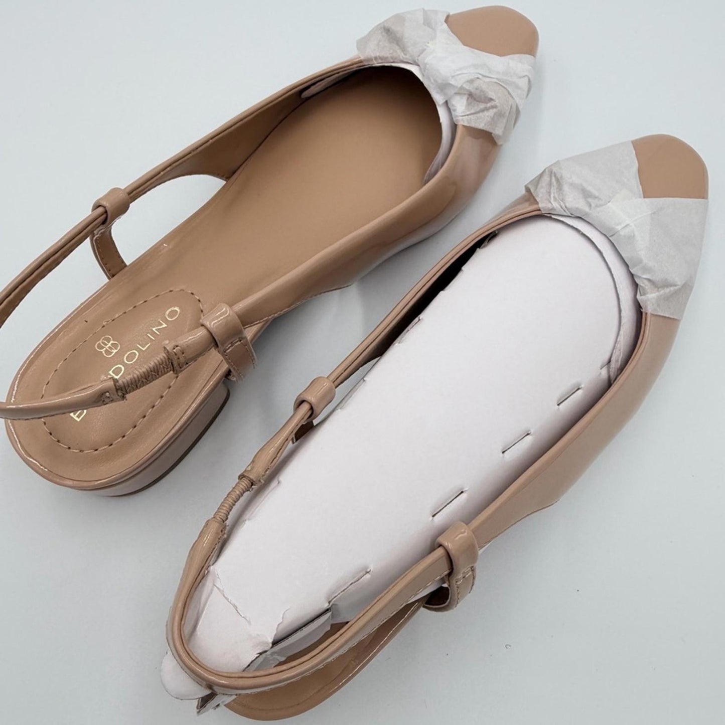 Bandolino Women's Beige Slingback Heels