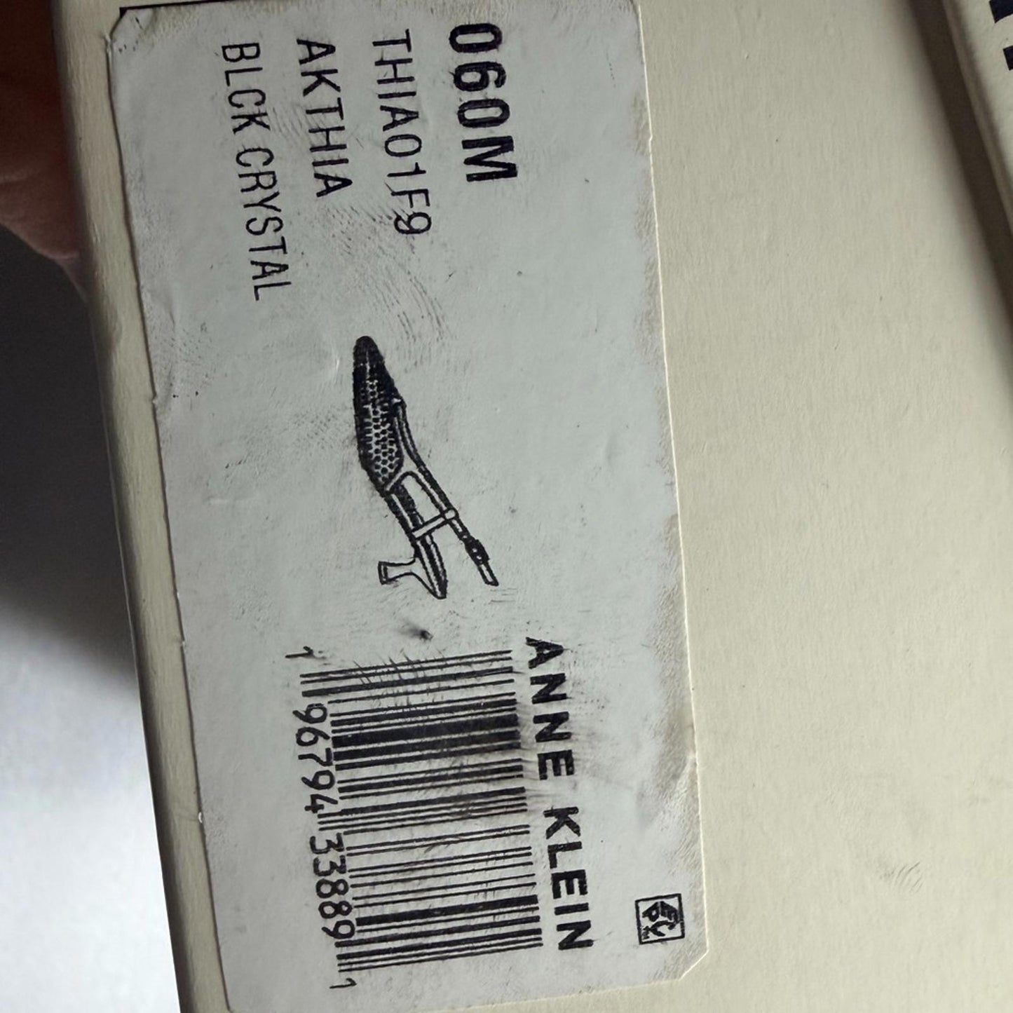 Anne Klein Black Studded Heels