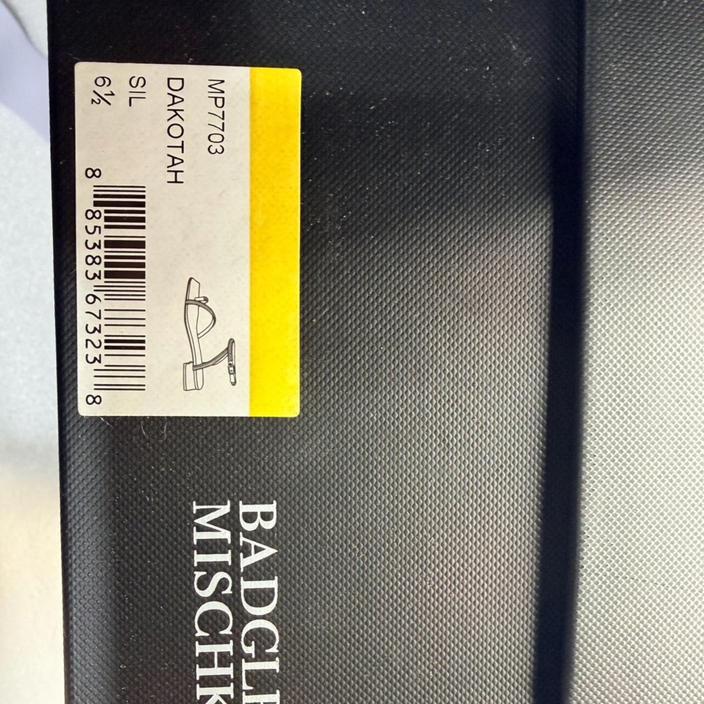 Badgley Mischka Sparkling Silver Sandals