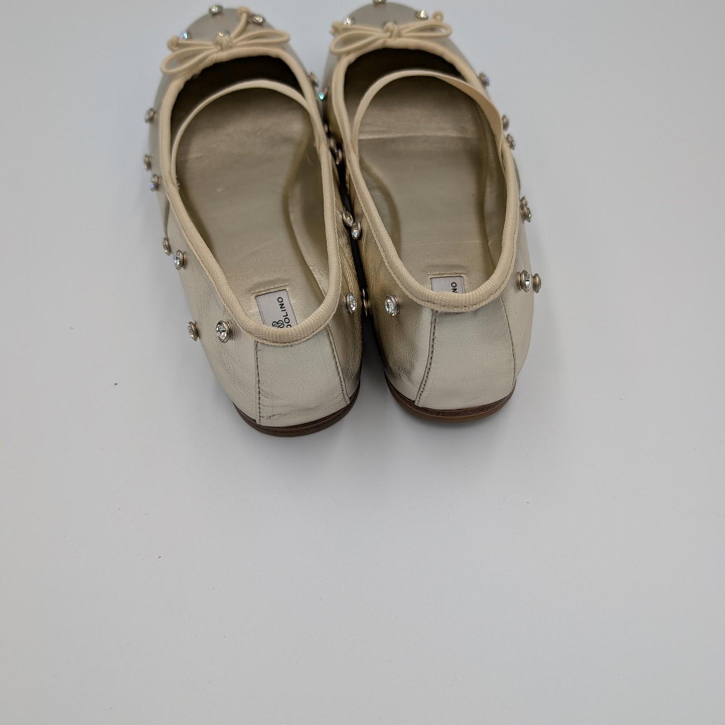 Bandolino Cream Embellished Flats