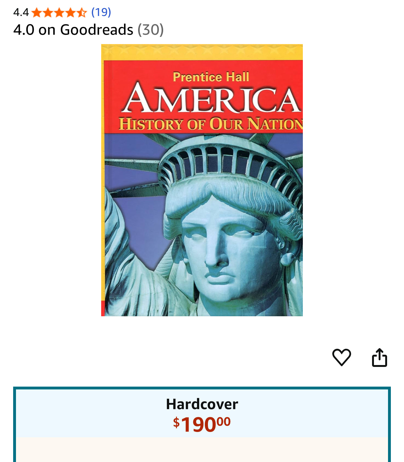 America: History of Our Nation 1001 pages hardcover