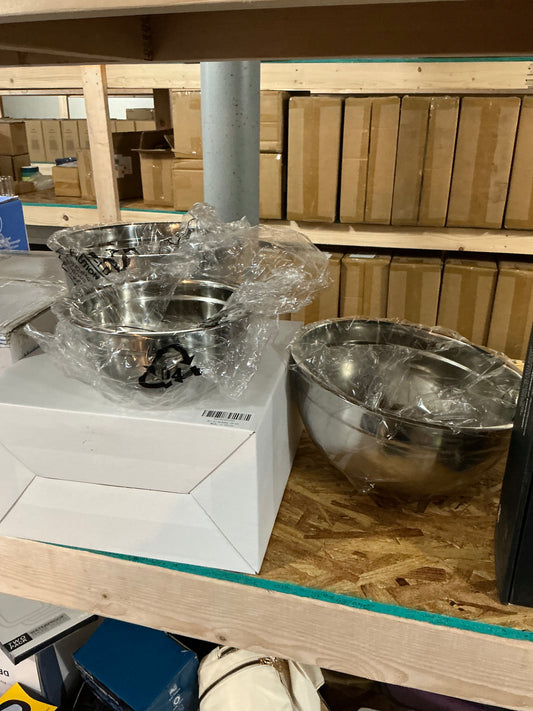 3 pcs stainless steel mixing bowls