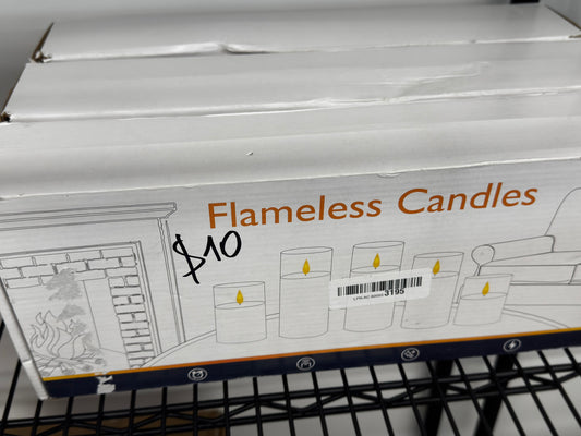 12Pack Flameless LED Pillar Candles