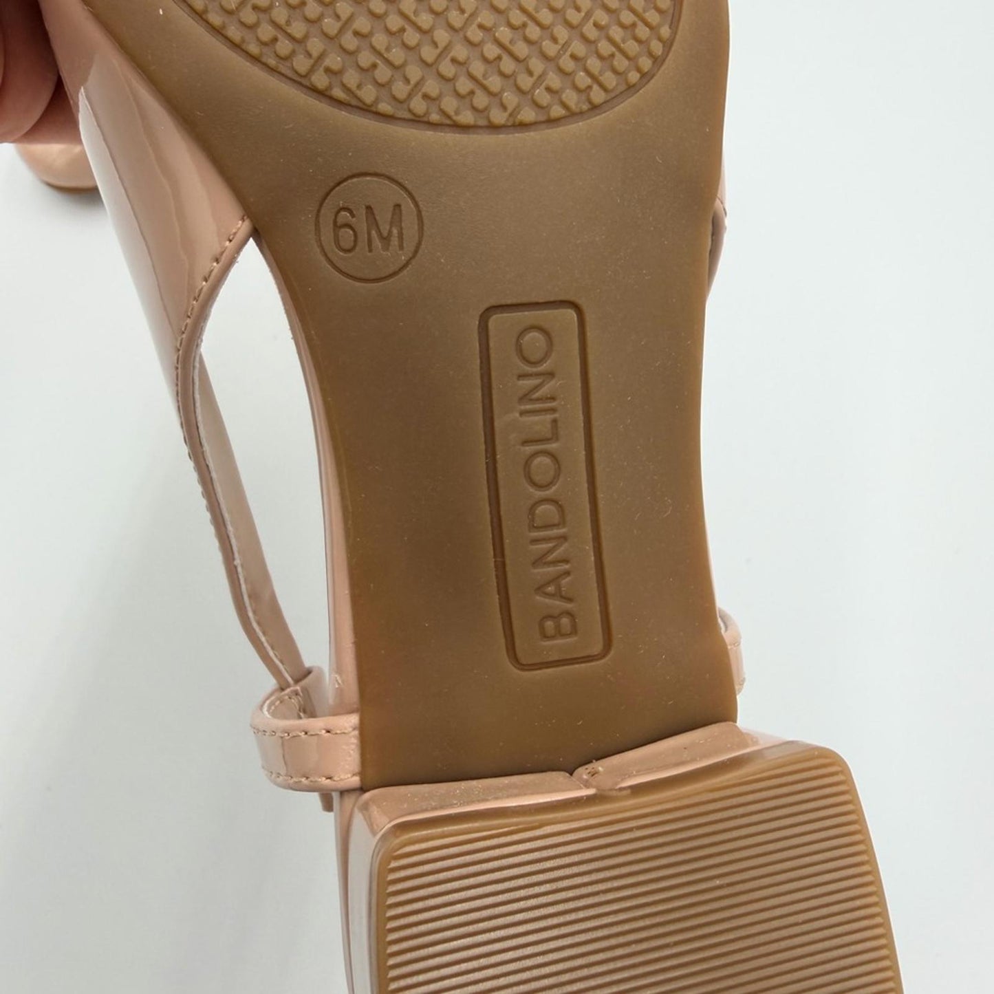 Bandolino Women's Beige Slingback Heels